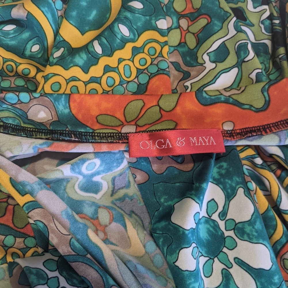 Convertible Print Maxi dress. - Picture 4 of 6